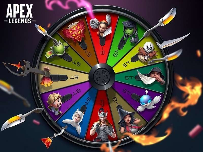 एपेक्स लीजेंड्स कैरेक्टर्स व्हील