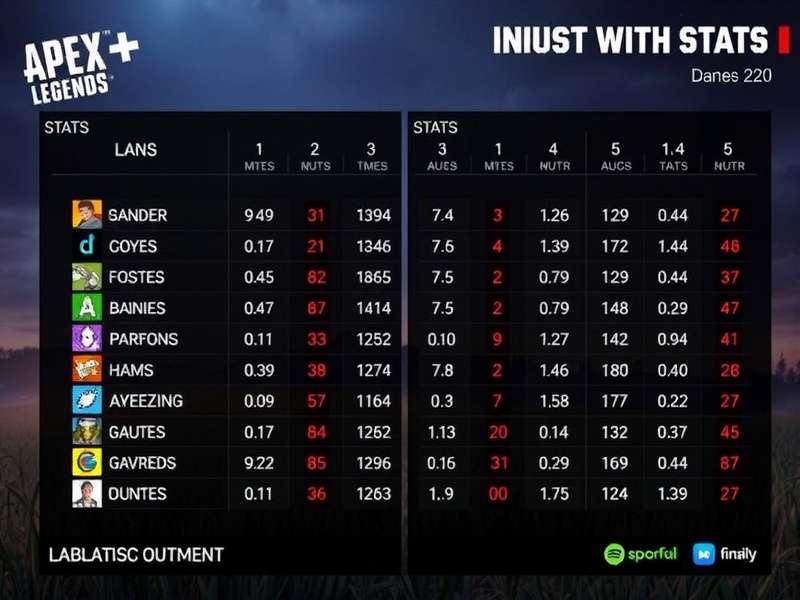 Apex Legends Gameplay Stats