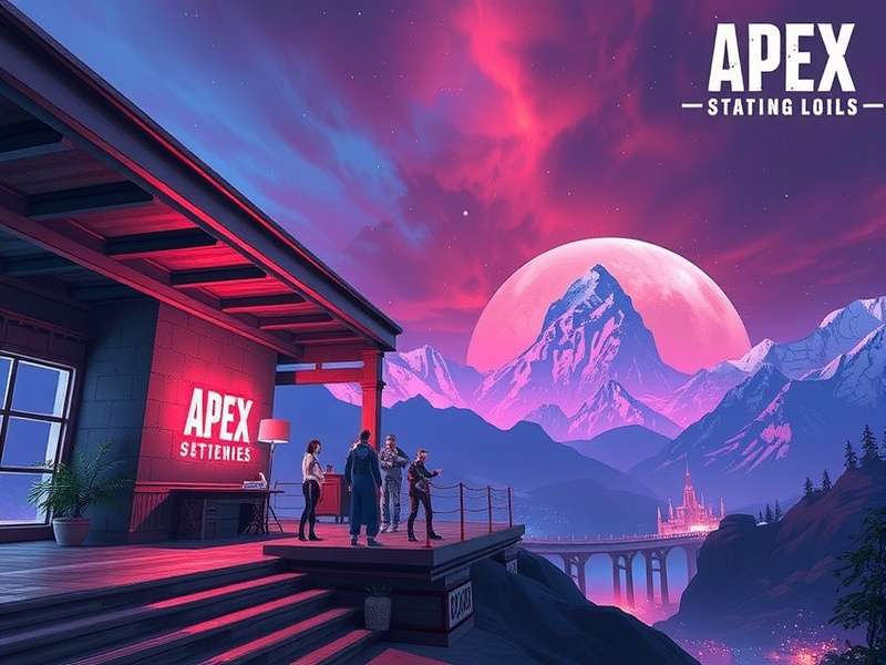 Apex Legends squad of Bangalore, Wraith, and Gibraltar in battle on Kings Canyon