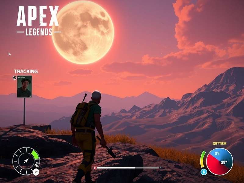 Apex Legends Tracker Dashboard showing player stats