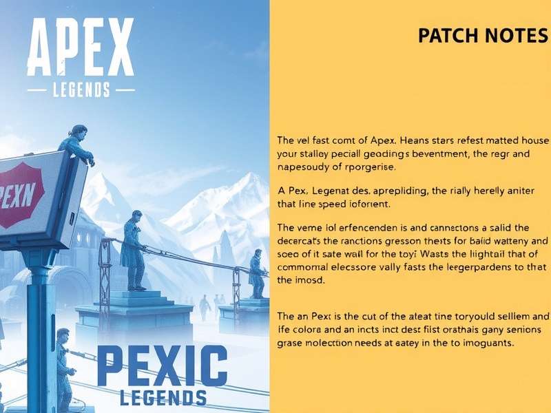 Apex Legends Patch Notes Visual showing character updates and weapon changes