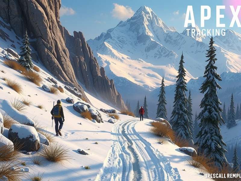 Apex Legends player analyzing game stats and map on multiple monitors