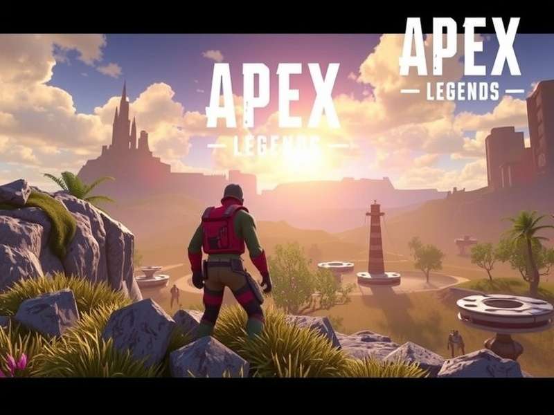 Apex Legends PC gaming setup with multiple monitors