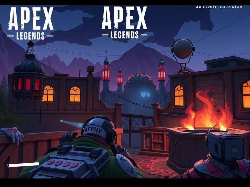 Apex Legends squad fighting in Kings Canyon with Indian flag banner