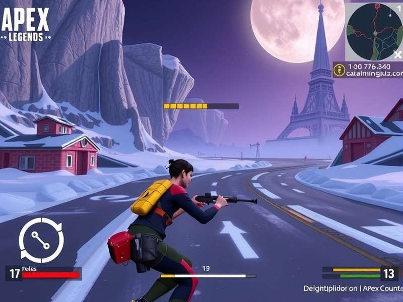 Apex Legends characters in a dynamic squad pose