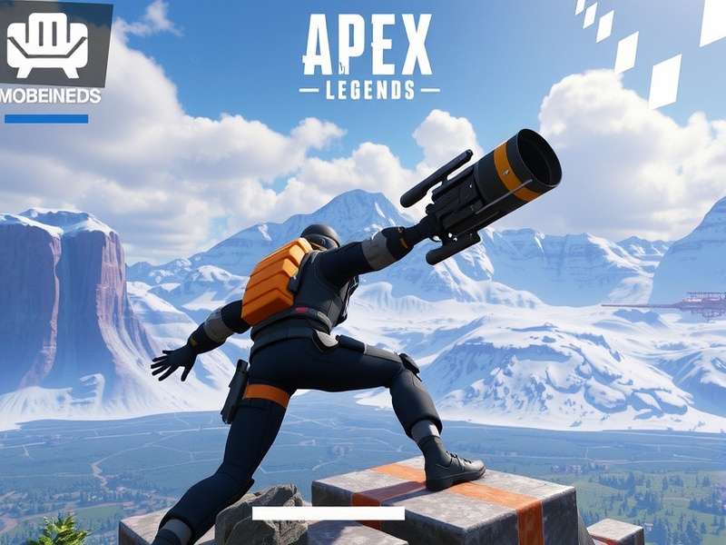 Apex Legends Mobile gameplay scene featuring Bangalore and Wraith in battle royale arena