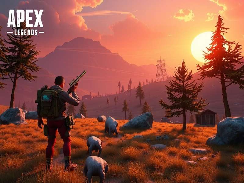 Apex Legends official key art featuring Wraith, Bloodhound, and Gibraltar with the Apex logo