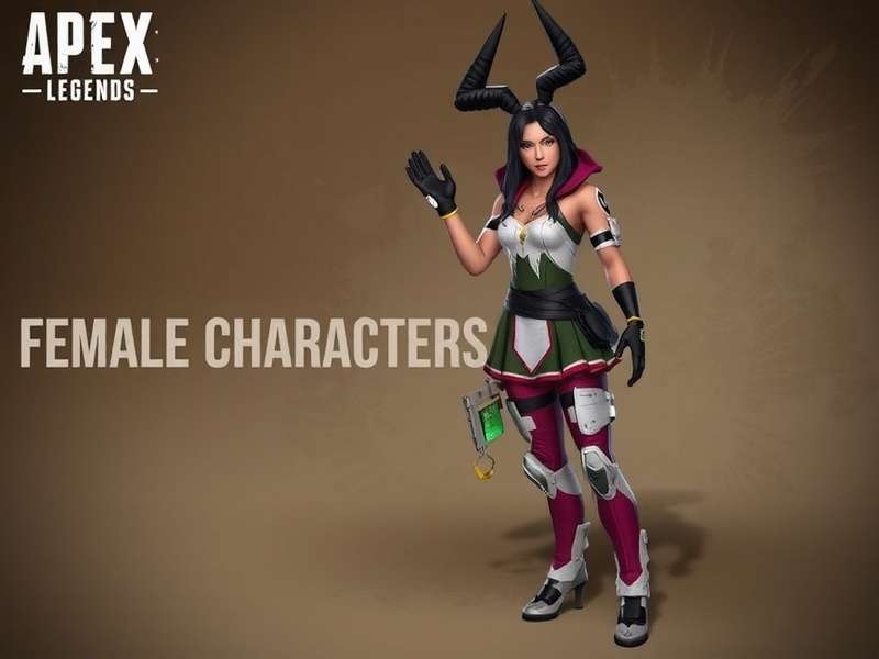 Apex Legends Female Characters collage - Wraith, Lifeline, Valkyrie, Catalyst, Loba and more