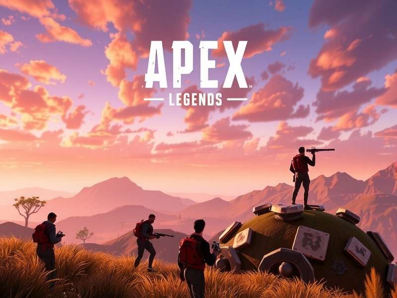Apex Legends Discord community banner showing Indian players connecting and squad finder interface