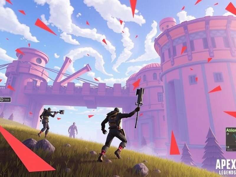 Apex Legends gameplay action shot featuring legends in battle