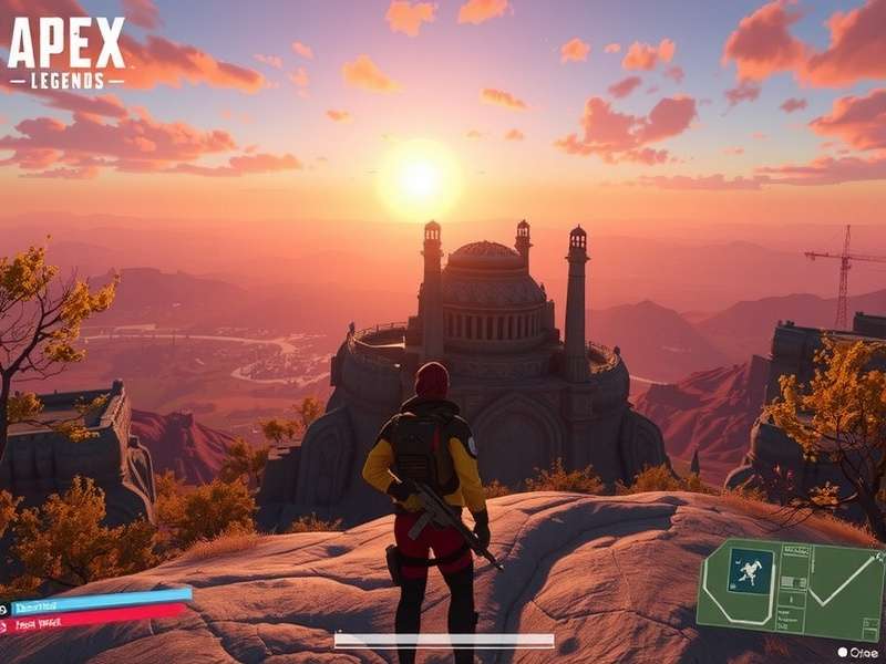 Apex Legends Horizon character art showcasing her gravity manipulating abilities and signature look