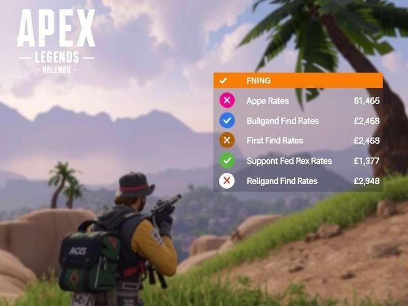Apex Legends Pick Rates dashboard showing legend selection statistics and meta trends for Indian players